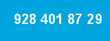 928 401 87 29 928 401 87 29